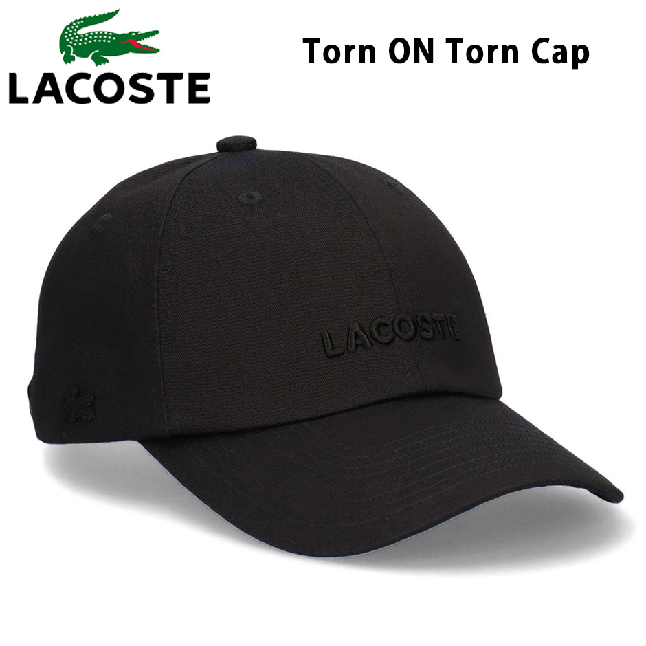 LACOSTE（ラコステ） ロゴ キャップ 帽子 シンプル ロゴキャップ