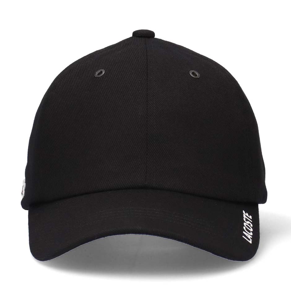 NEW ERA（ニューエラ） ラコステ ブリムプリント ブラック キャップ