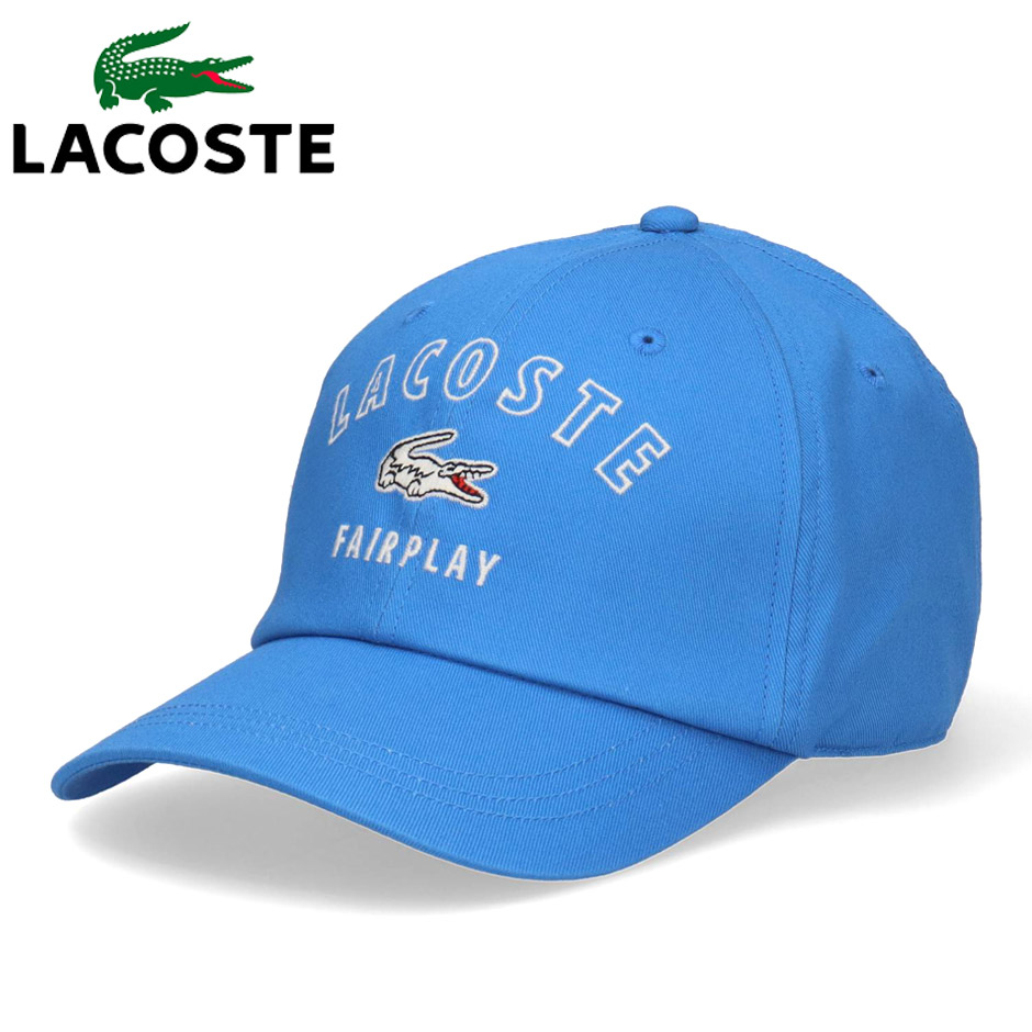 LACOSTE（ラコステ） フェアプレー キャップ 帽子 ブルー サイズ調節