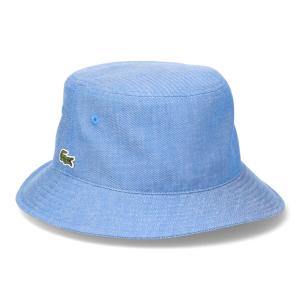 LACOSTE ラコステ シャンブレー ハット 帽子 ブランド UV 紫外線対策 大人 メンズ レデ...