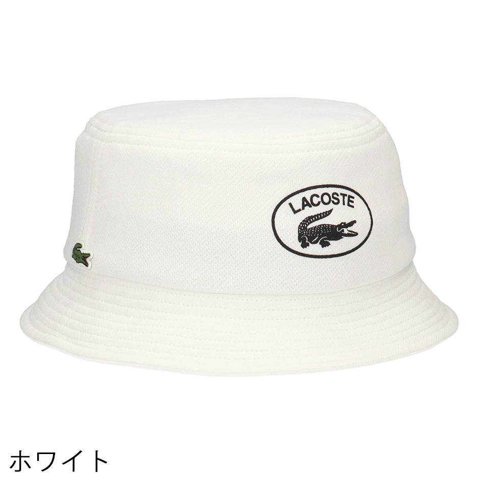 新品同様 LACOSTE × BEAUTY&YOUTH別注 ナイロンメトロハット LACOSTE（ラコステ） レディース スエット ロゴ ハット 57cm プリント