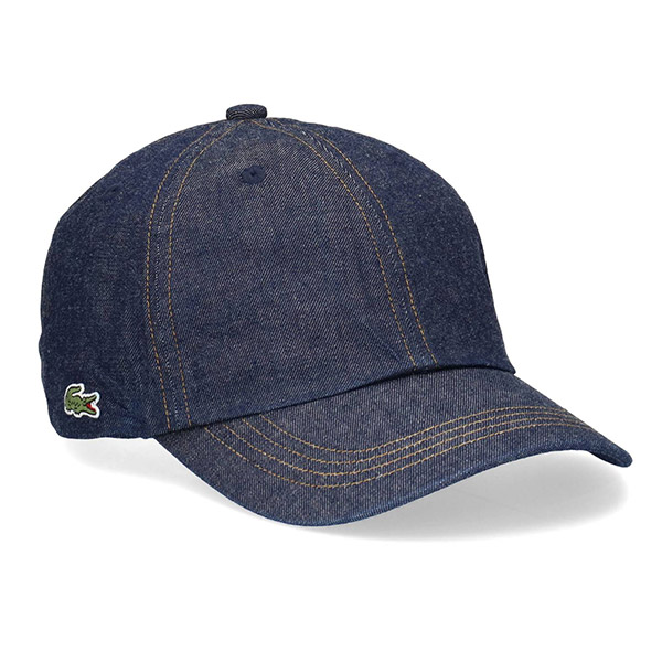 LACOSTE（ラコステ） ロゴ デニム キャップ 帽子 日本製 シンプル 大人