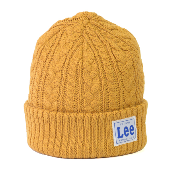 Lee（リー） ニット帽 ニットキャップ ケーブル 帽子 ケーブルニット