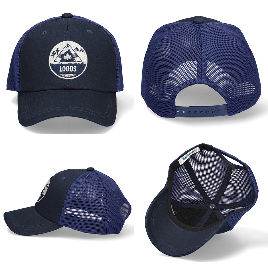 LOGOS ロゴス サークルロゴ メッシュ キャップ 帽子 メッシュ