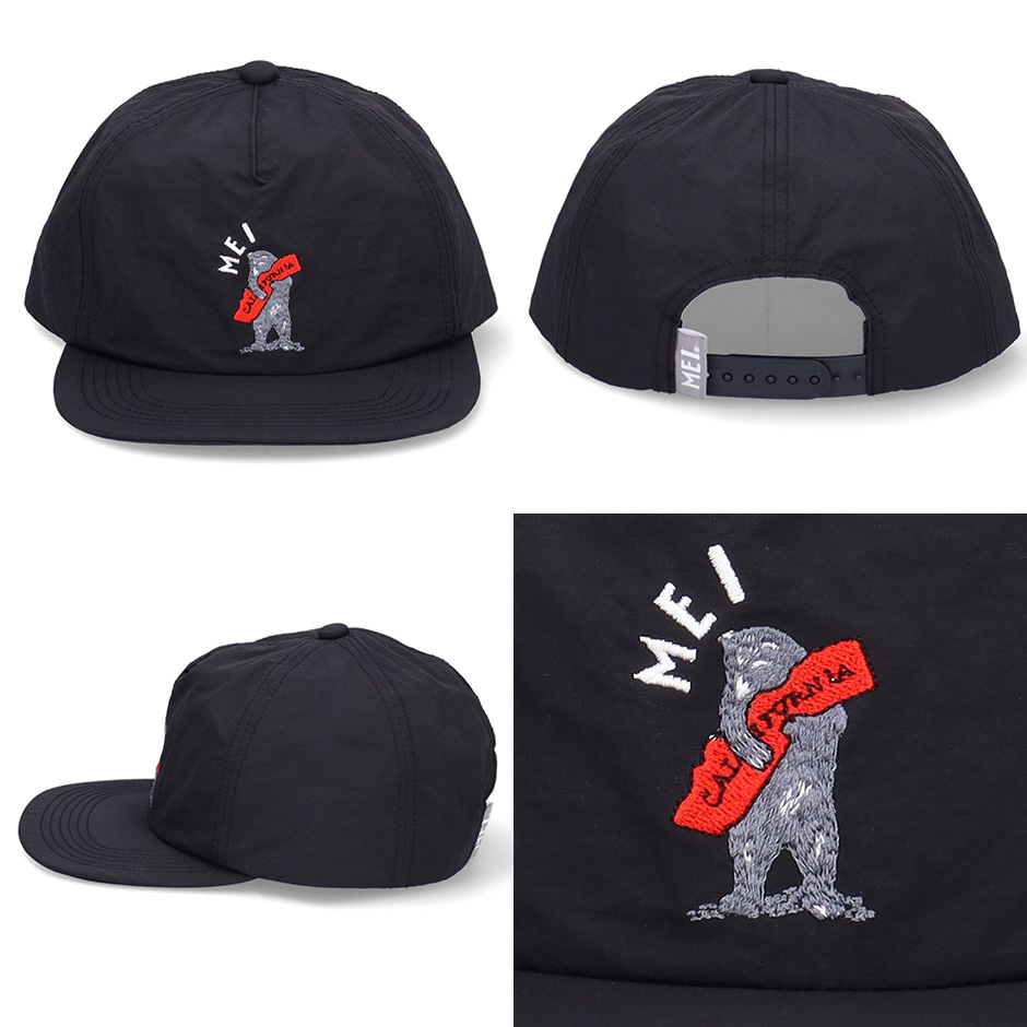 MEI（メイ） ナイロン ベアー ローキャップ 帽子 撥水加工 キャップ