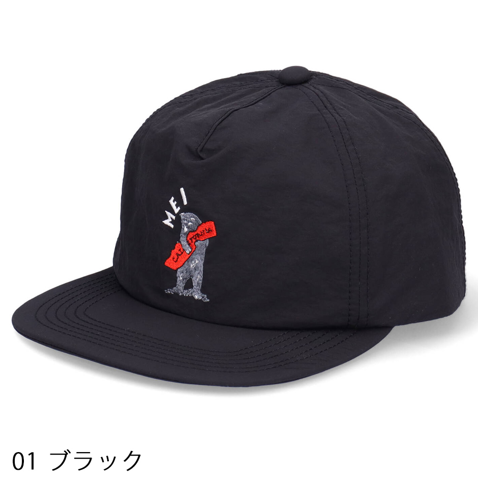 36.6度　ナイロンキャップ M MEI メイ ナイロン ベアー ローキャップ 帽子 撥水加工 キャップ