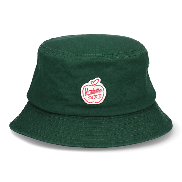 マンハッタンポーテージ アップルワッペン バケットハット ロゴ ハット 帽子 バケハ Manhattan Portage Bucket Hat MP190｜inreason｜04