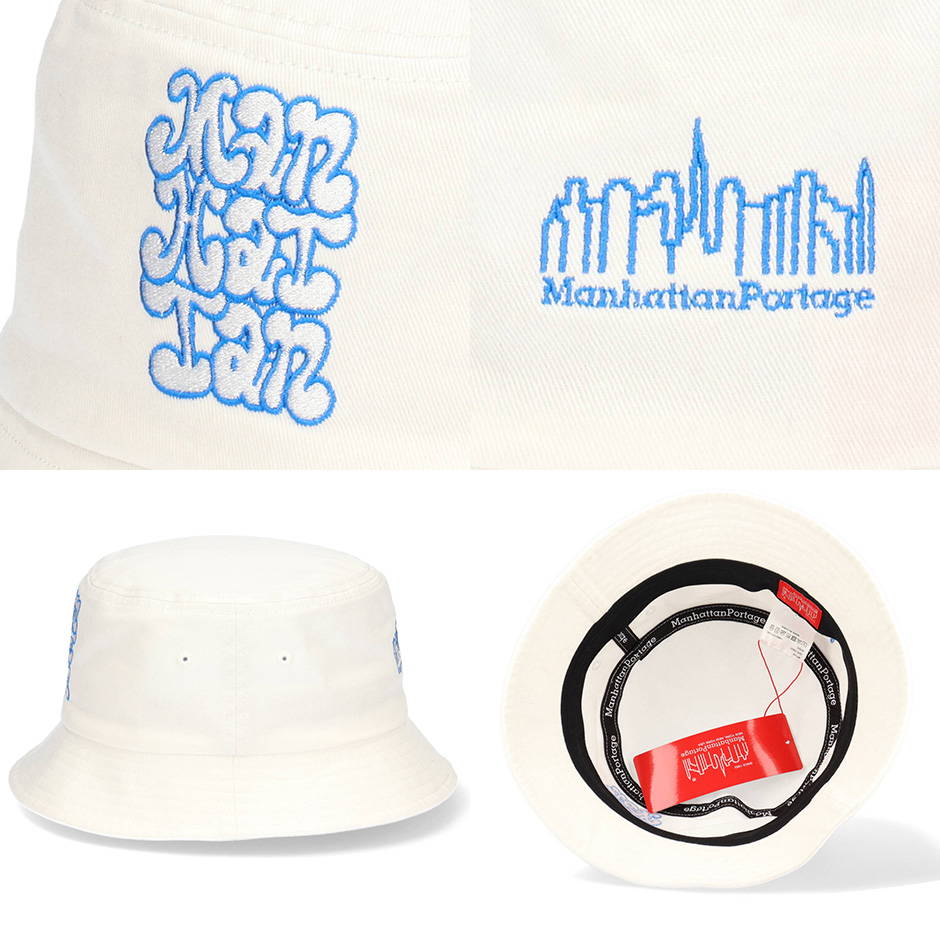 マンハッタンポーテージ グラフィック バケットハット NYロゴ ハット 帽子 バケハ Manhattan Portage MP193 Bucket Hat｜inreason｜07