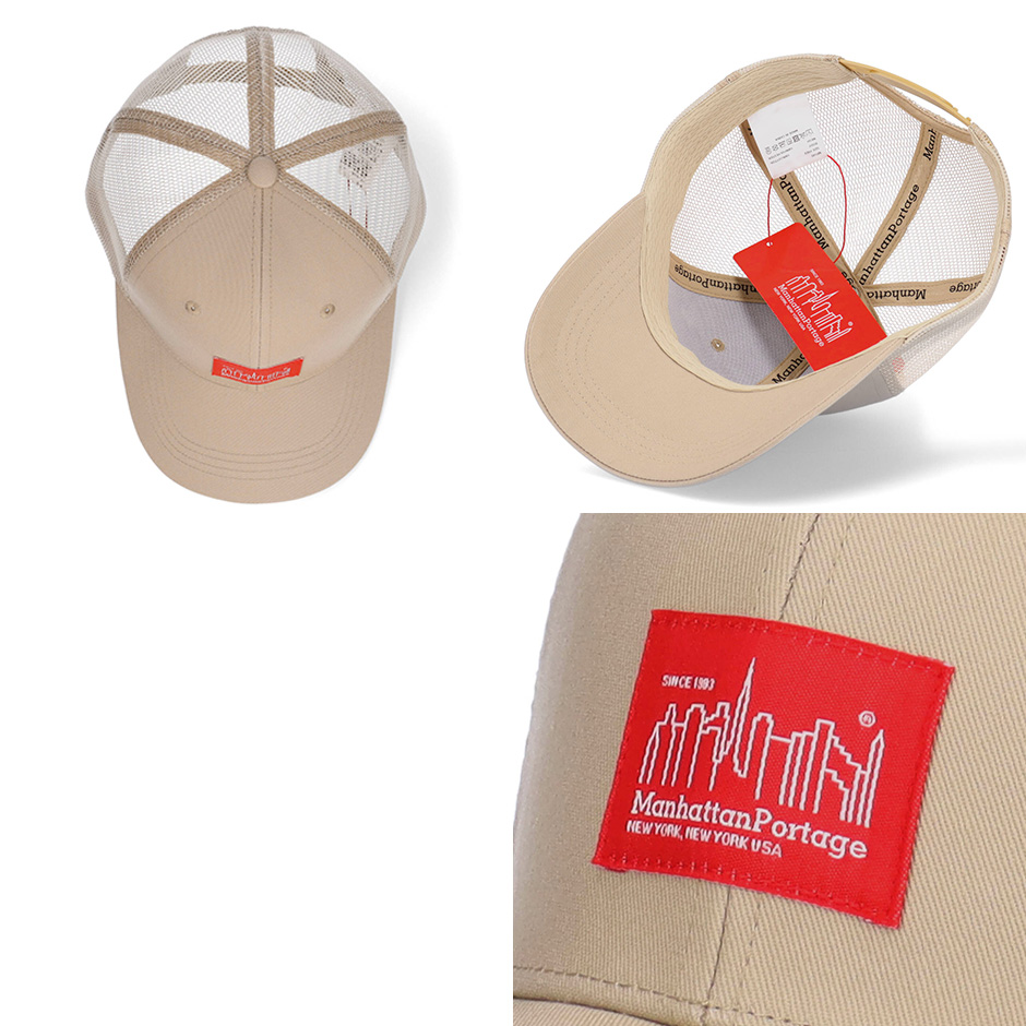 マンハッタンポーテージ ベーシック ボックスロゴ メッシュキャップ 帽子 Manhattan Portage サイズ調節可能 キャップ ベーシックキャップ ブランド ロゴ | Manhattan Portage | 05