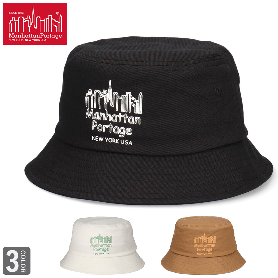 マンハッタンポーテージ バケットハット グラフィック ロゴ ハット 帽子 バケハ Manhattan Portage Bucket Hat MP212 ユニセックス｜inreason