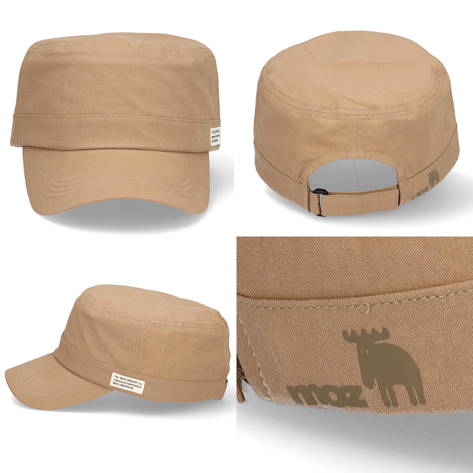 moz モズ 綿麻ワーク キャップ 帽子 ブランド MOZ サイズ調節可能 ユニセックス HEMP WORK CAP ワークキャップ アウトドア  161-0052 2023SS