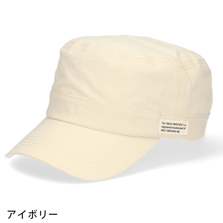 moz モズ 綿麻ワーク キャップ 帽子 ブランド MOZ サイズ調節可能 ユニセックス HEMP WORK CAP ワークキャップ アウトドア  161-0052 2023SS