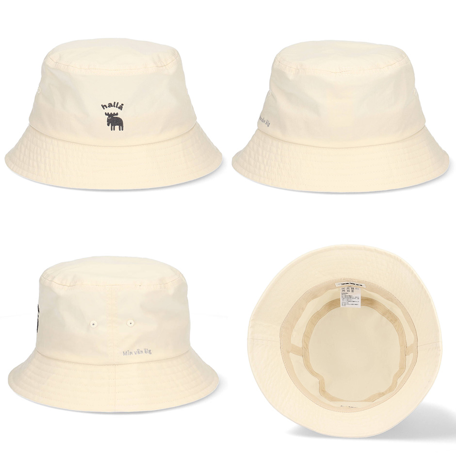 モズ moz ツイル バケットハット バケハ ロゴ 刺繍 帽子 ヘラジカ ハット ブランド MOZ TWILL BUCKET HAT 熱中症対策  日焼け対策 171-0012