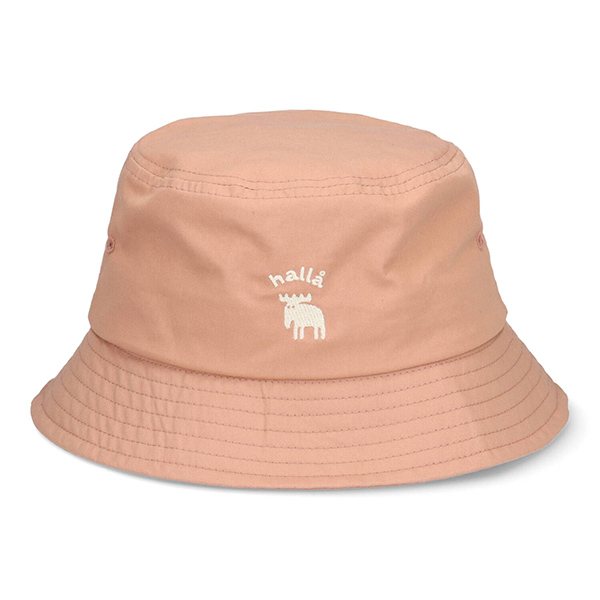 moz（モズ） ツイル バケットハット バケハ ロゴ 刺繍 帽子 ヘラジカ