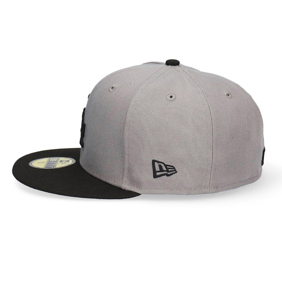 ニューエラ ロサンゼルス ドジャース 59FIFTY グレーxブラック キャップ 帽子 MLB 大きいサイズ NEW ERA 5950 ブランド LA Dogers 11591140｜inreason｜04