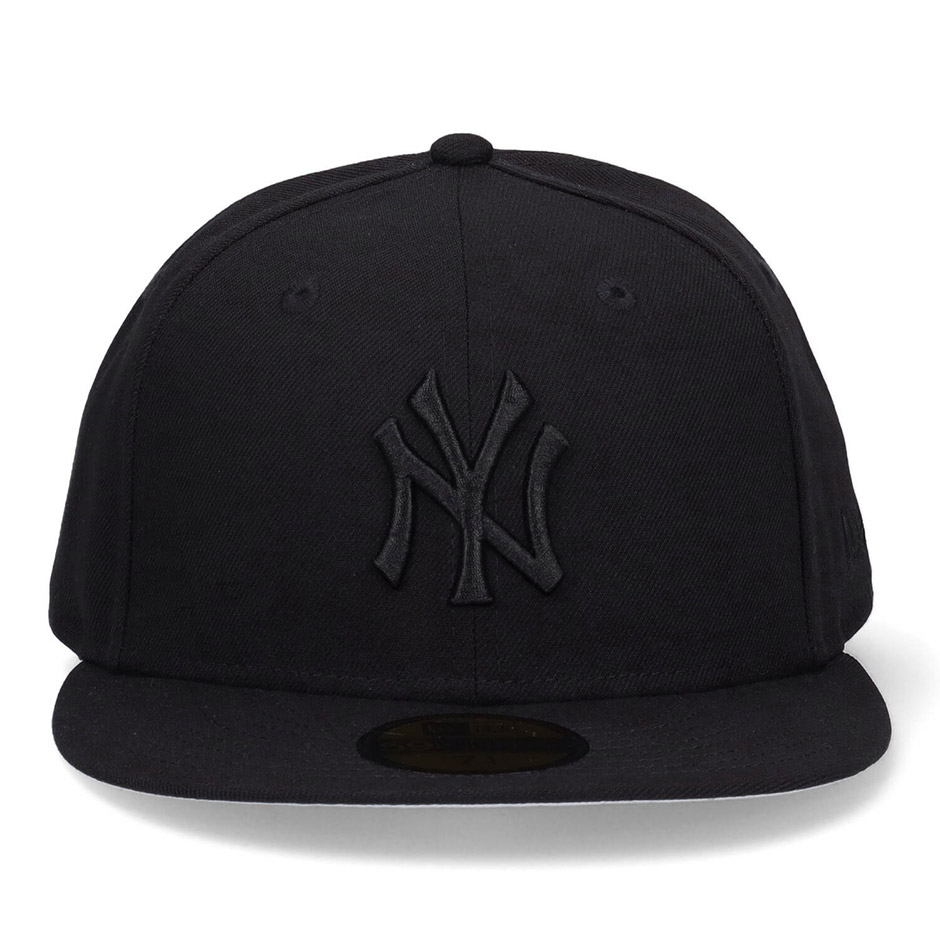 ニューエラ 59FIFTY オールブラック キャップ 5950 帽子 MLB 大きいサイズ NY ヤンキース ホワイトソックス　ブラック ブランド NEW ERA｜inreason｜05