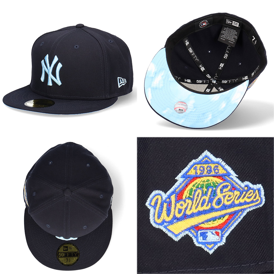 ニューエラ 59FIFTY ワールドシリーズ ワッペン キャップ 帽子 アート 大きいサイズ 5950 ブランド new era フラットバイザー 優勝チーム｜inreason｜14