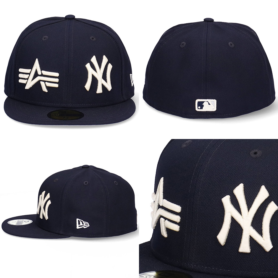 ニューエラ 59FIFTY アルファ インダストリーズ MLB トリプルコラボレーション キャップ コラボ NEW ERA 5950 ALPHA コラボキャップ｜inreason｜14