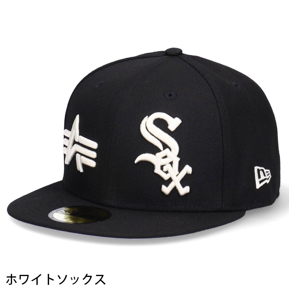 ニューエラ 59FIFTY アルファ インダストリーズ MLB トリプルコラボレーション キャップ コラボ NEW ERA 5950 ALPHA コラボキャップ｜inreason｜15