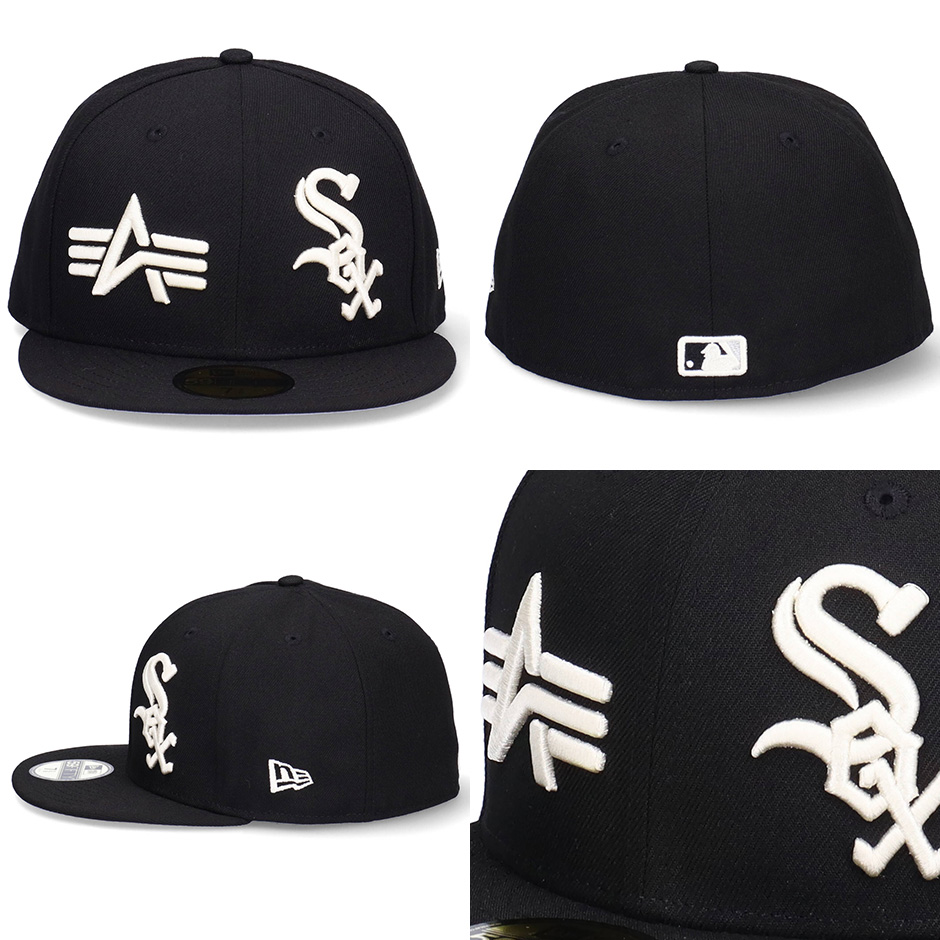 ニューエラ 59FIFTY アルファ インダストリーズ MLB トリプルコラボレーション キャップ コラボ NEW ERA 5950 ALPHA コラボキャップ｜inreason｜16