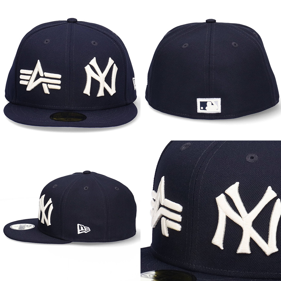 ニューエラ 59FIFTY アルファ インダストリーズ MLB トリプルコラボレーション キャップ コラボ NEW ERA 5950 ALPHA コラボキャップ｜inreason｜18