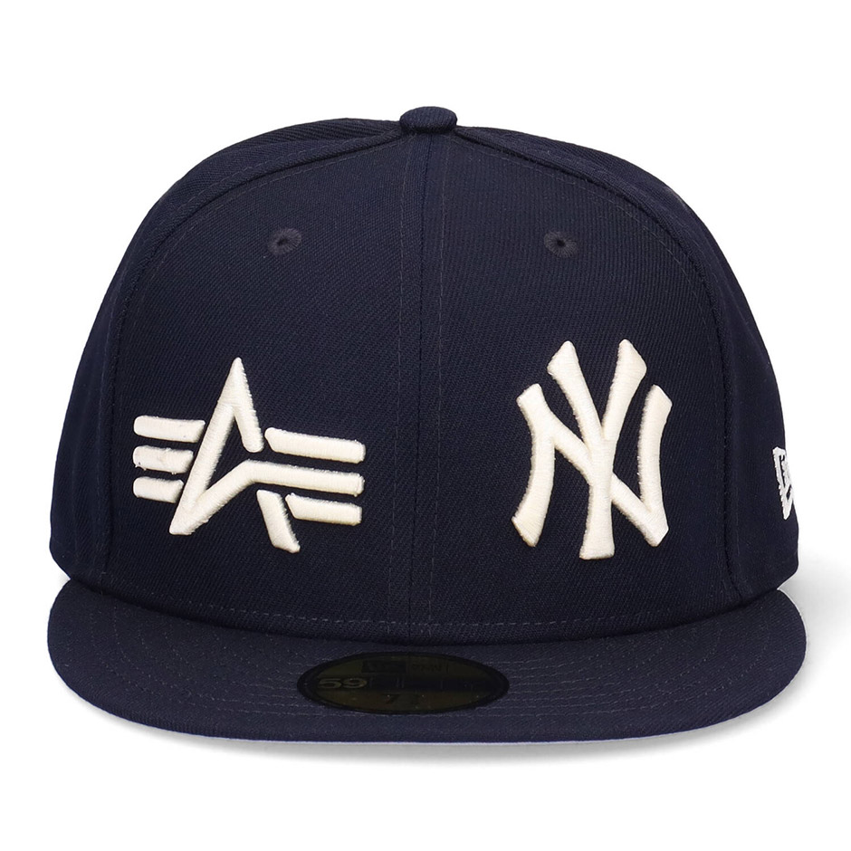 ニューエラ 59FIFTY アルファ インダストリーズ MLB トリプルコラボレーション キャップ コラボ NEW ERA 5950 ALPHA コラボキャップ｜inreason｜06