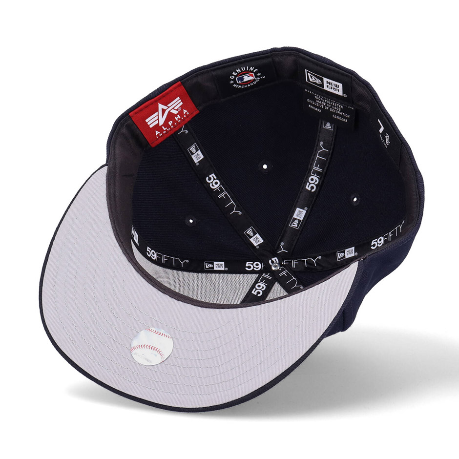 ニューエラ 59FIFTY アルファ インダストリーズ MLB トリプルコラボレーション キャップ コラボ NEW ERA 5950 ALPHA コラボキャップ｜inreason｜11