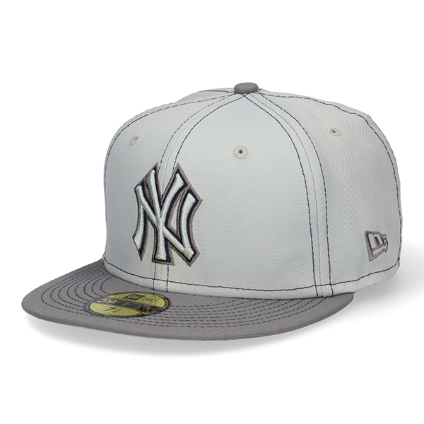 ニューエラ 59FIFTY グレーポップ ニューヨーク ヤンキース キャップ 帽子 MLB 大きいサイズ NEW ERA 5950 ブランド MLB  GRAYPOP NY Yankees