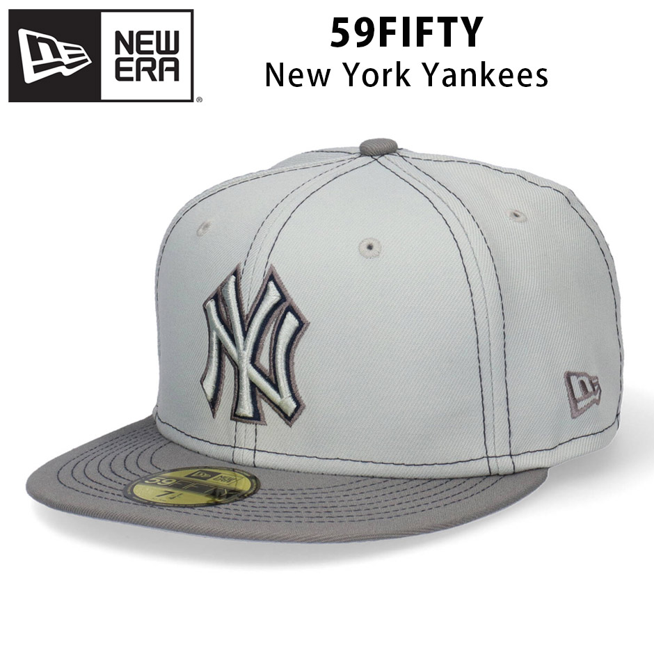 ニューエラ 59FIFTY グレーポップ ニューヨーク ヤンキース キャップ 帽子 MLB 大きいサイズ NEW ERA 5950 ブランド MLB  GRAYPOP NY Yankees