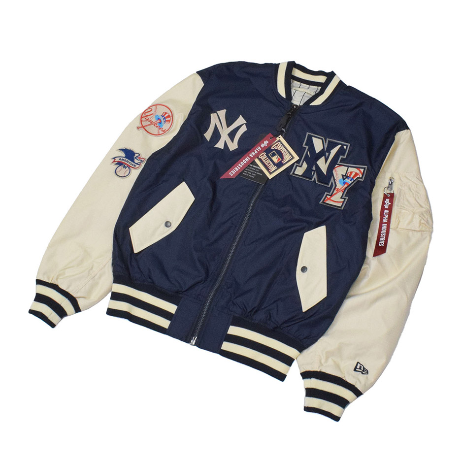 豪華コラボ【ALPHA INDUSTRIES x New Era x NFL】MA-1ジャケット