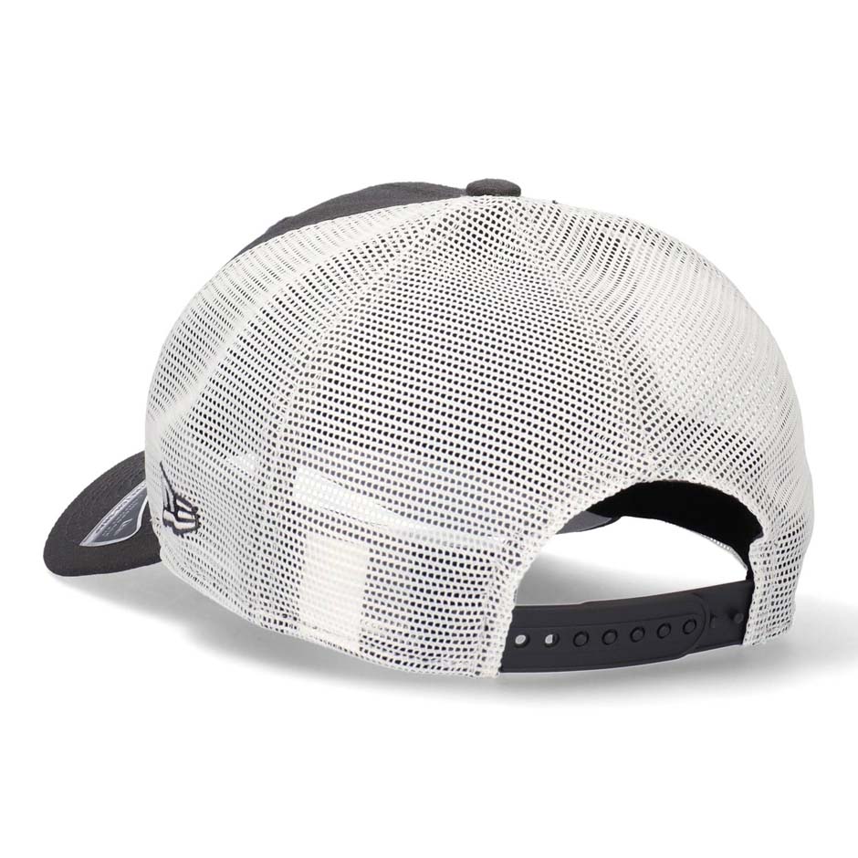 ホワイト NYロゴ メッシュキャップ NEW ERA（ニューエラ） キャップ メンズ メッシュキャップ スタッズ