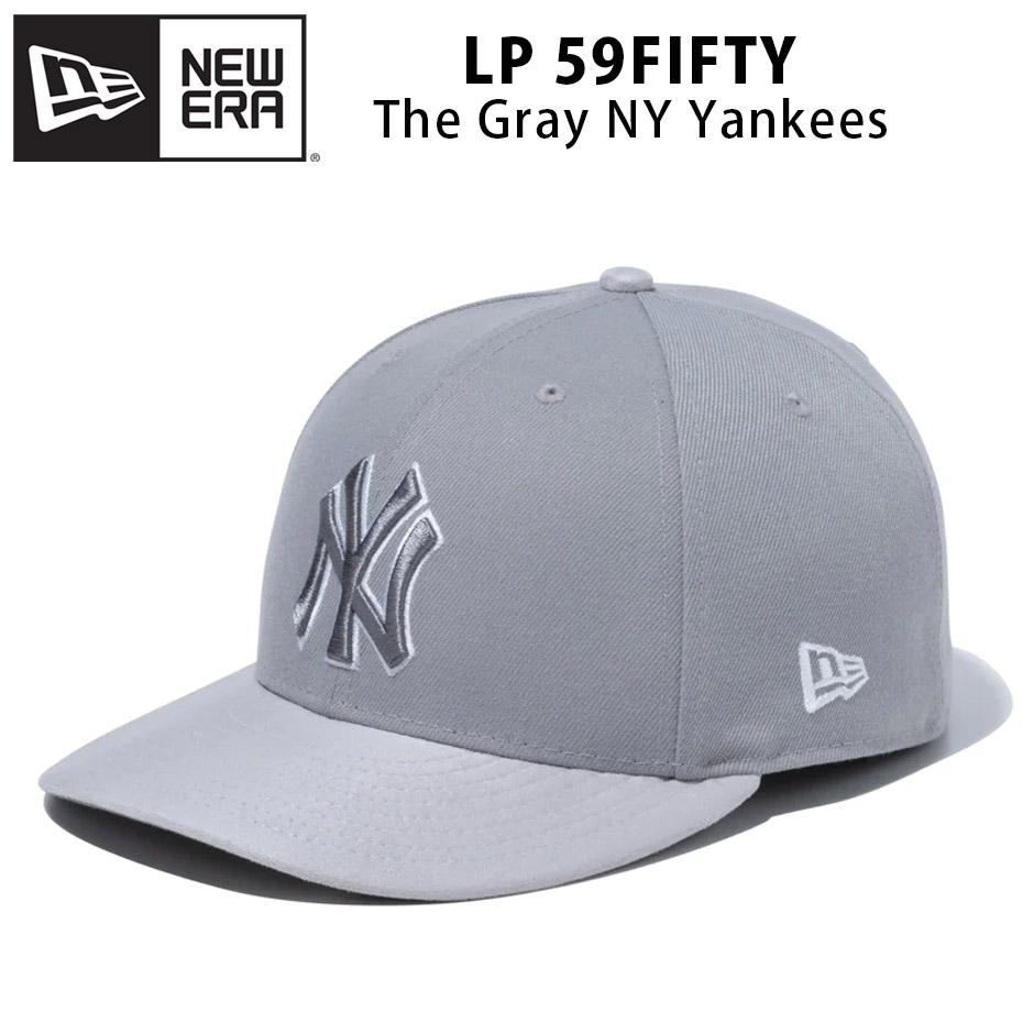 ニューエラ LP 59FIFTY NY ヤンキース ザ グレー キャップ 帽子 MLB