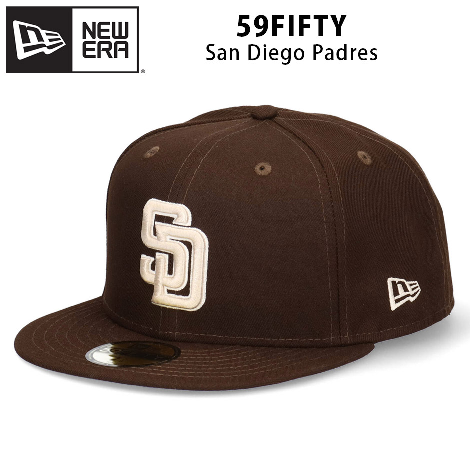 ニューエラ 59FIFTY サンディエゴ パドレス フラットバイザー キャップ