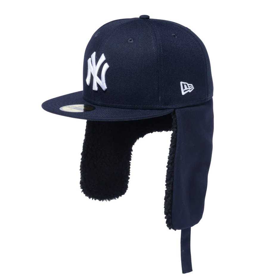 ニューエラ ドッグイヤー ニューヨーク ヤンキース キャップ 59FIFTY 防寒 耳当て付き ブランド 5950 NEW ERA Dog Ear  NY Yankees 13751158