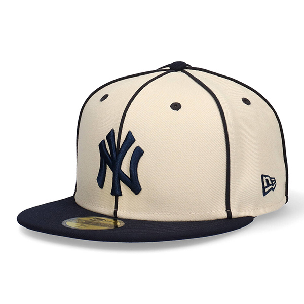 ニューエラ パイピング ニューヨーク ヤンキース キャップ 59FIFTY NY 帽子  大きいサイズ ブランド 5950 NEW ERA NEW YORK YANKEES CAP MLB メジャーリーグ｜inreason｜02