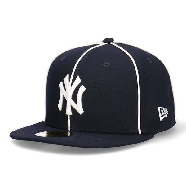 ニューエラ パイピング ニューヨーク ヤンキース キャップ 59FIFTY NY 帽子  大きいサイズ ブランド 5950 NEW ERA NEW YORK YANKEES CAP MLB メジャーリーグ｜inreason｜03