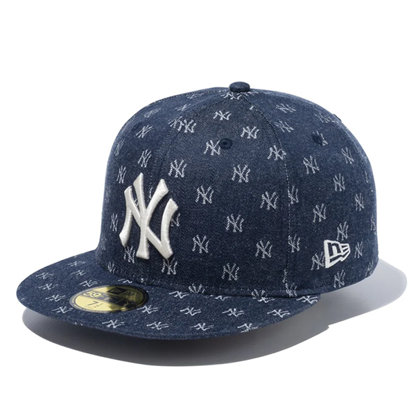 ニューエラ モノグラム ジャガード ニューヨーク ヤンキース キャップ 59FIFTY NY 帽子 ...