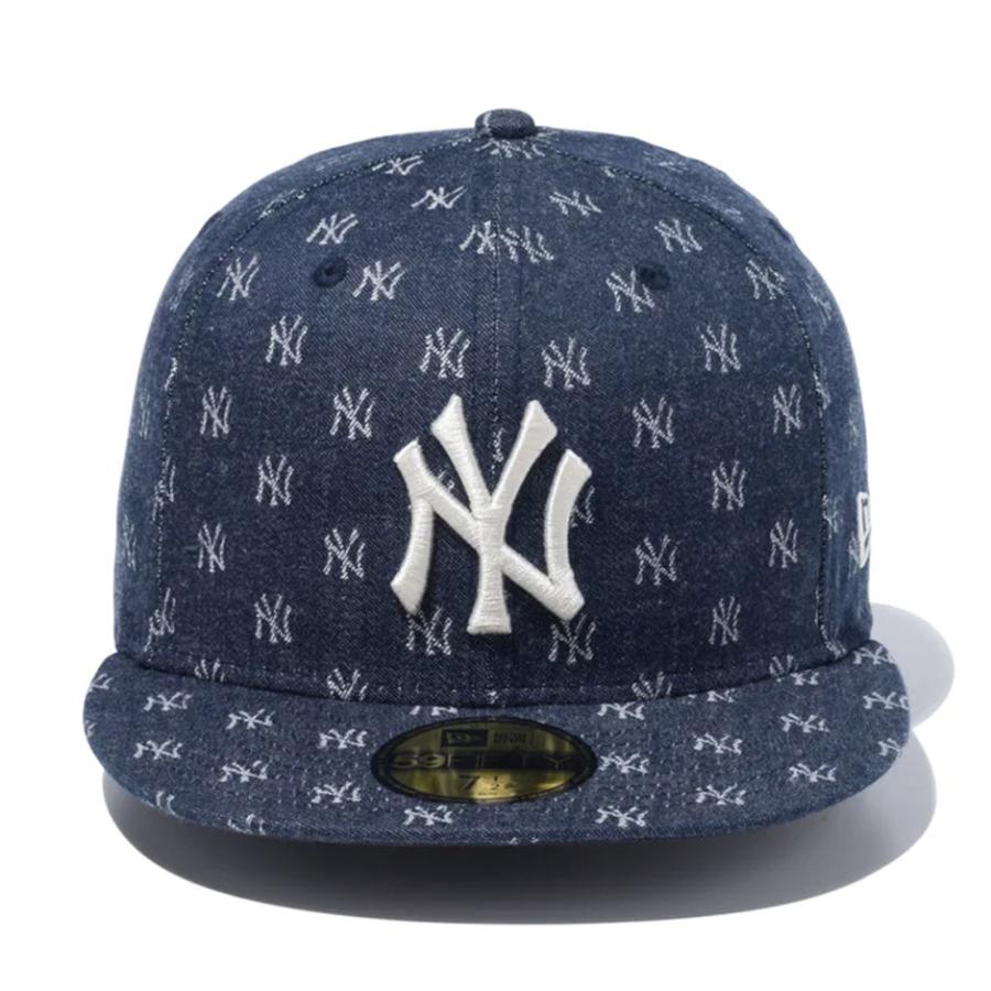 ニューエラ モノグラム ジャガード ニューヨーク ヤンキース キャップ 59FIFTY NY 帽子 大きいサイズ ブランド 5950 NEW ERA NEW YORK YANKEES CAP MLB｜inreason｜03