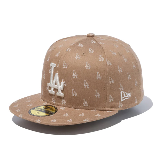 ニューエラ モノグラム ジャガード LA ロサンゼルス ドジャース キャップ 59FIFTY 帽子 大きいサイズ ブランド 5950 NEW ERA LOS ANGELES DODGERS CAP｜inreason｜02
