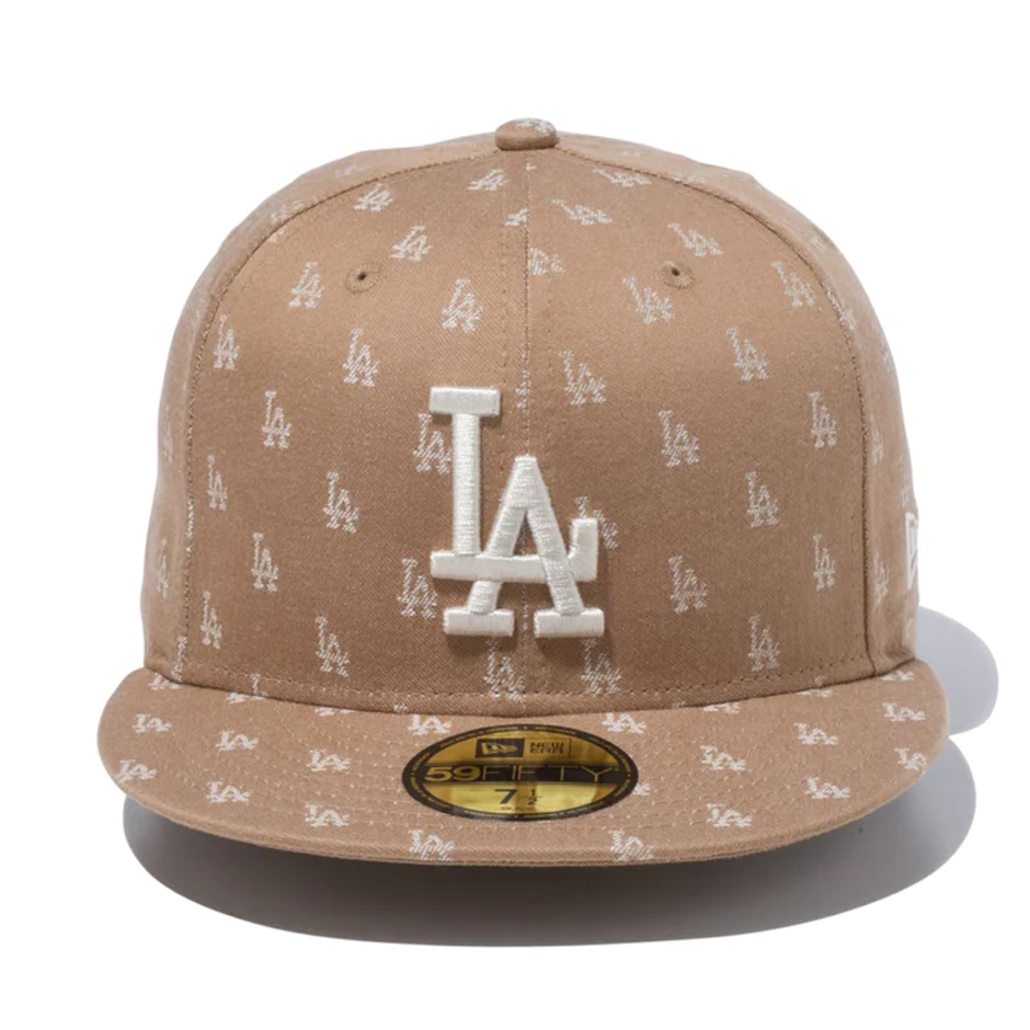 ニューエラ モノグラム ジャガード LA ロサンゼルス ドジャース キャップ 59FIFTY 帽子 大きいサイズ ブランド 5950 NEW ERA LOS ANGELES DODGERS CAP｜inreason｜03