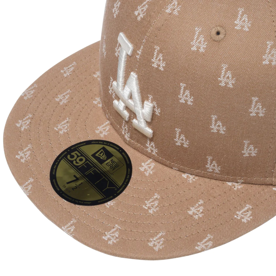 ニューエラ モノグラム ジャガード LA ロサンゼルス ドジャース キャップ 59FIFTY 帽子 大きいサイズ ブランド 5950 NEW ERA LOS ANGELES DODGERS CAP｜inreason｜06