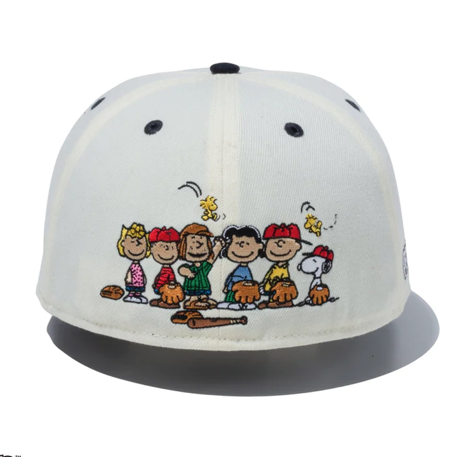 ニューエラ ピーナッツ スヌーピー 野球 59FIFTY キャップ 5950 メジャー 大きい NEW ERA ユニセックス フラットバイザー 帽子 おしゃれ かわいい ブランド｜inreason｜05