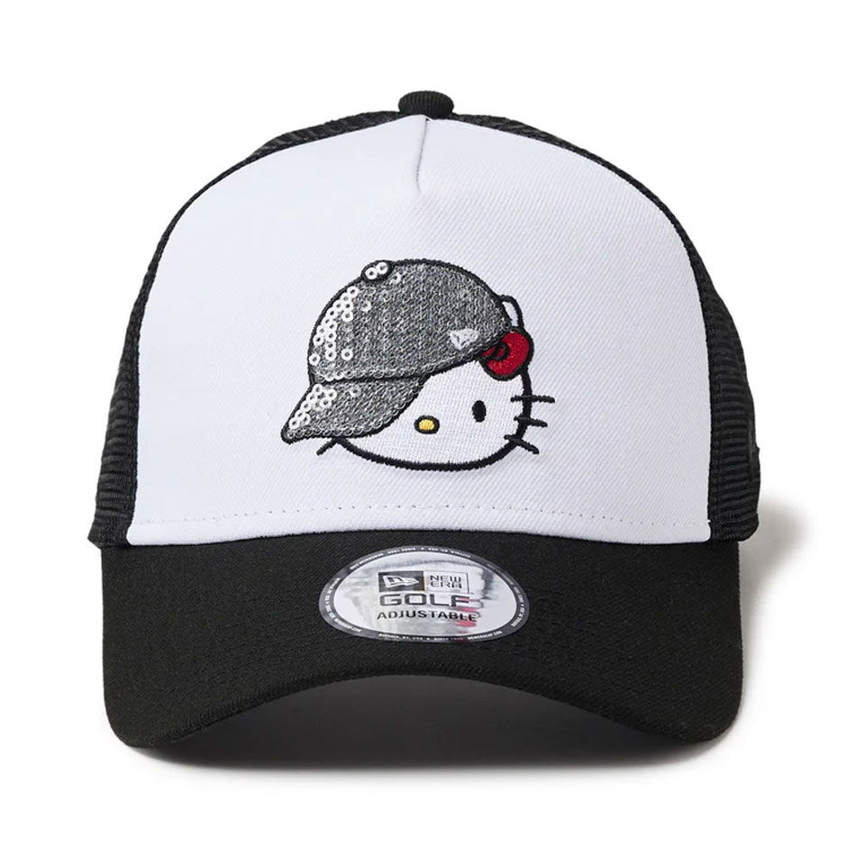 NEW ERA 9FORTY A-Frame ハローキティ NEW ERA GOLF】Women's 9FORTY A-Frame トラッカーキャップ