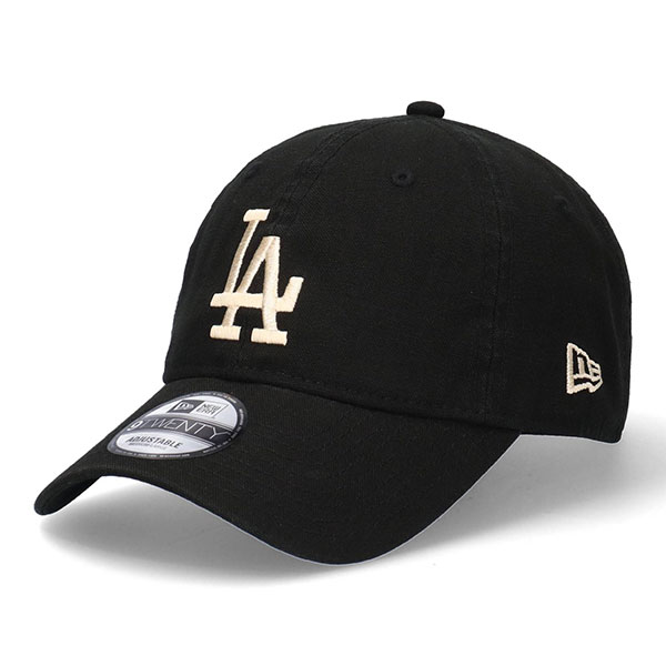 b*e様 9TWENTY NEWERA LA キャップ デコ <ブラック> NEW ERA（ニューエラ） 9TWENTY ウォッシュ ダックキャンバス キャップ
