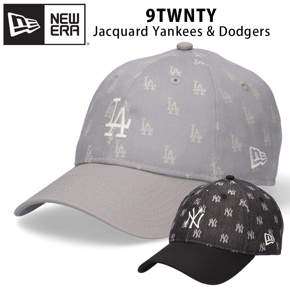 【新品未使用】 MLB ドジャース ニューエラ キャップ モノグラム ジャガード NEW ERA ニューエラ 9TWENTY ジャガード モノグラム LA