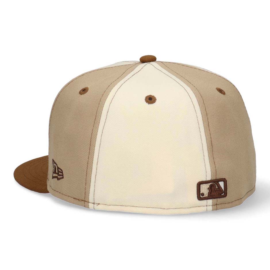 ニューエラ　ホワイトソックス　ブラウンクリーム　キャップ NEW ERA ニューエラ 59FIFTY パンケーキ シカゴ ホワイト