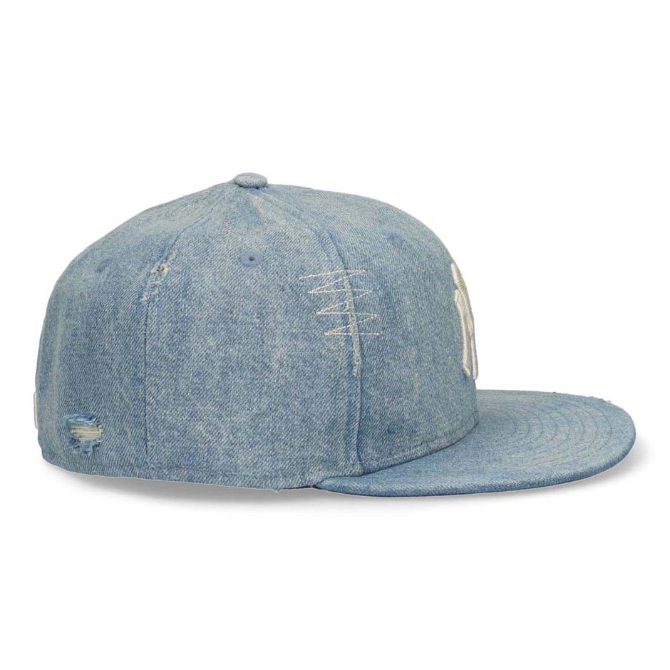 NEW ERA（ニューエラ） 59FIFTY ダメージ NY ヤンキース デニム