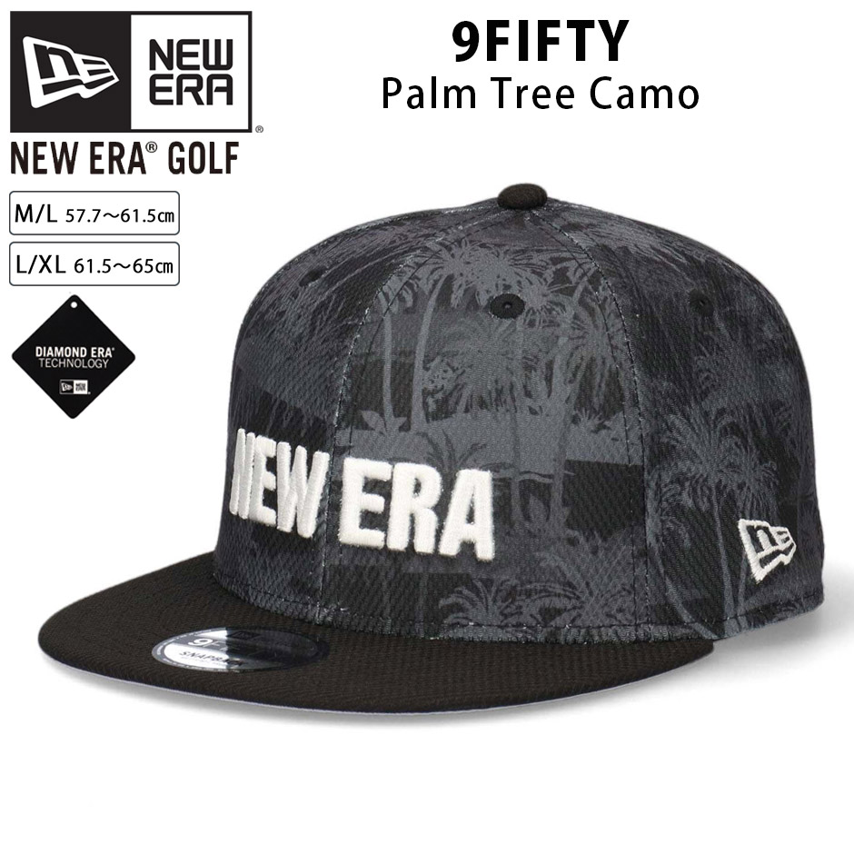 NEW ERA（ニューエラ） 9FIFTY ゴルフ パームツリー カモ メッシュ