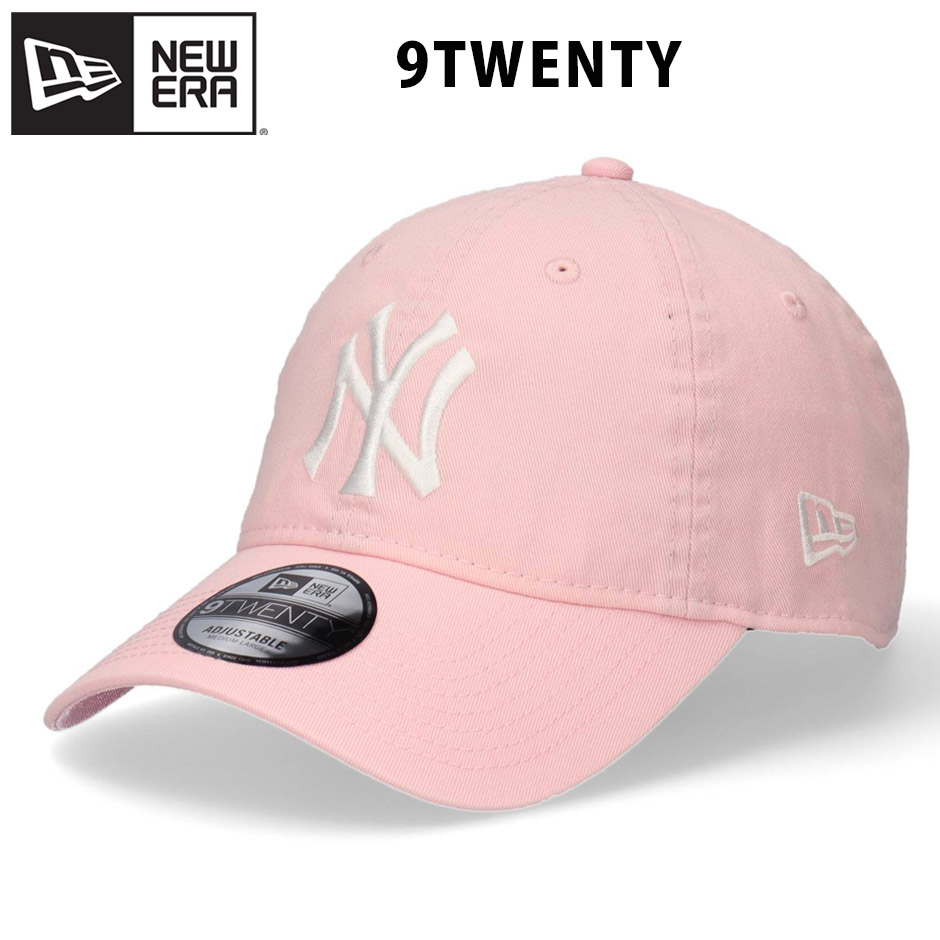 NEW ERA（ニューエラ） 9TWENTY NY ヤンキース ピンク キャップ 920