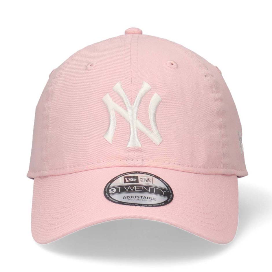 【海外限定】 ヤンキース 9TWENTY リアルツリー&ピンク キャップ ⑥ NEW ERA 9TWENTY ニューヨーク・ヤンキース ピンク × ホワイト